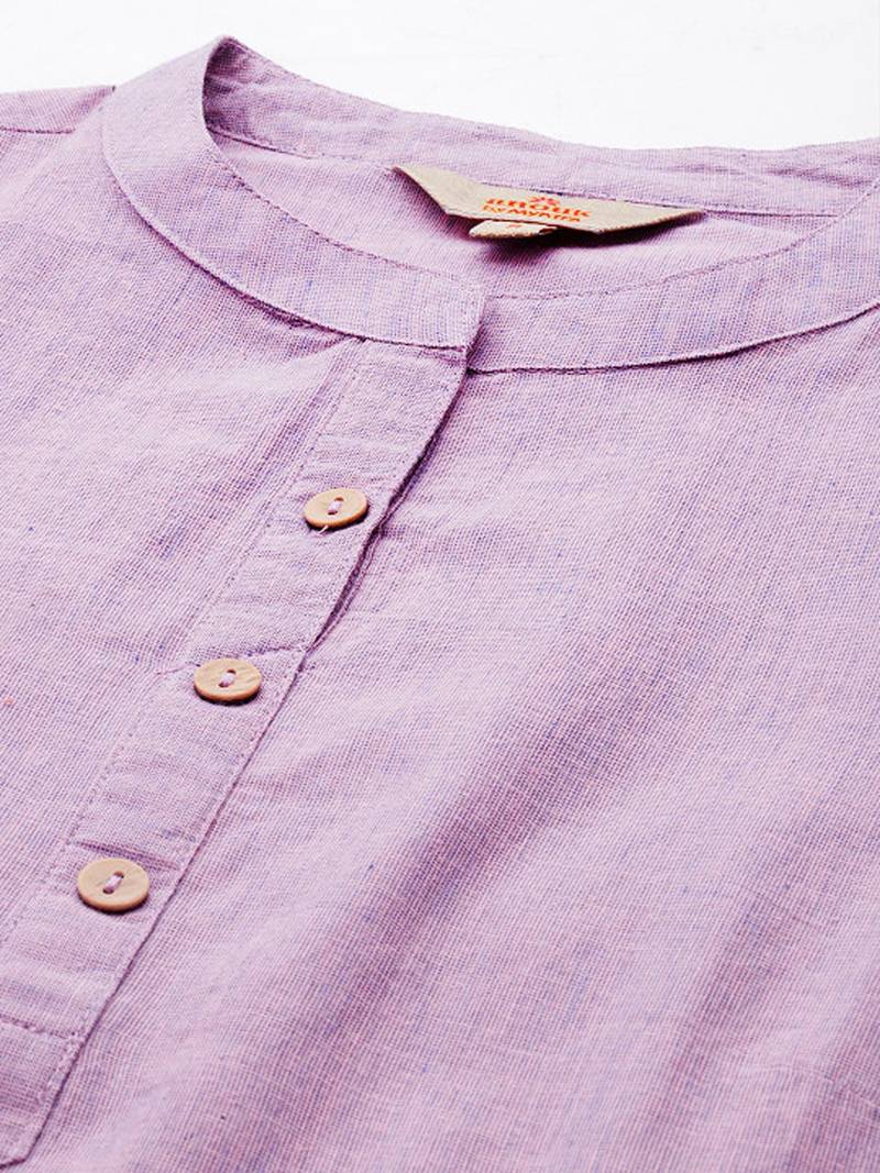 Cotton straight kurta