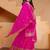 Pink color chinnon silk wedding wear trending plazo set