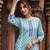 Ethnic motifs printed round neck pure cotton straight kurta