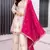 White color chinnon silk party wear trending plazo set