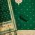 Bottle green soft banarasi silk pure zari woven design dress material