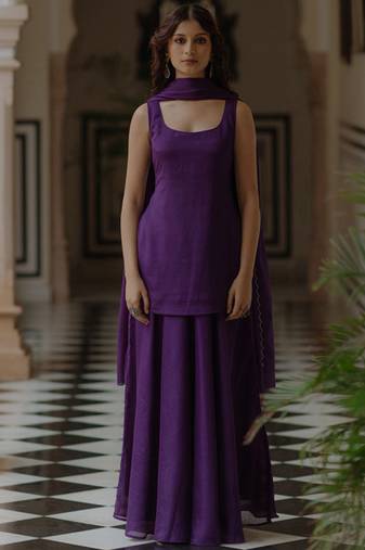 Regular kurta with skirt & with dupatta