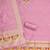 Baby pink soft banarasi silk pure zari woven design dress material