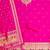 Pink soft banarasi silk pure zari woven design dress material