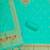 Sea green soft banarasi silk pure zari woven design dress material