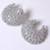 Silver alloy dhairya diamond earrings