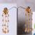 Gold alloy vamika fusion earrings