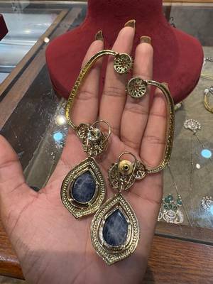 Gold alloy bhagya diamond earcuffs 3