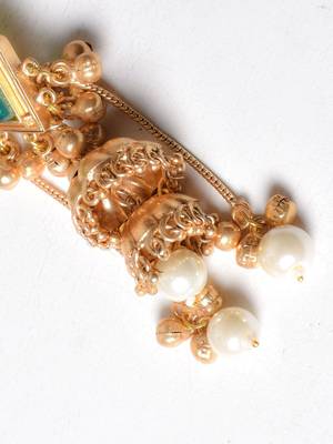 Gold alloy kiranya fusion earcuffs earrings 3