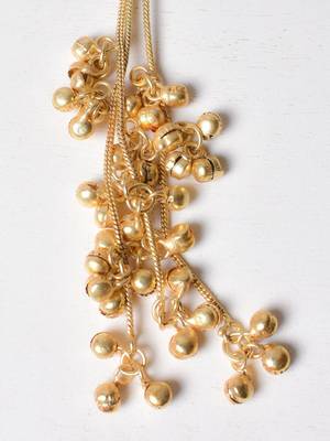 Gold alloy inayata fusion earrings   ruby 3