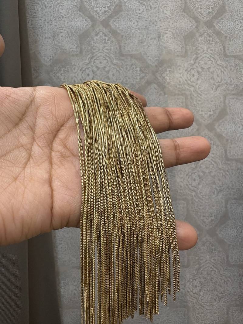 Gold alloy urisha oversized fusion earrings