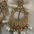 Gold alloy ishqiya chandbali earrings  pearls