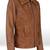 Women’s stylish real soft lambskin leather jacket brown motorcycle biker stylish slim fit
