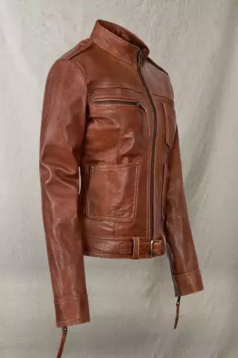 women's black lambskin leather biker jacket classic moto zip style authentic exclusive
