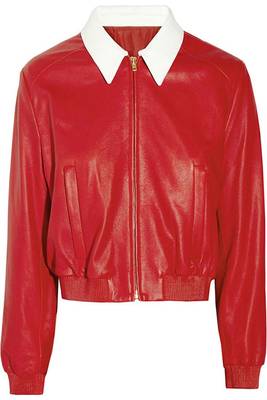 women's white lambskin leather jacket classic zip up style premium 1