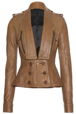 women's genuine lambskin leather jacket classic zip up style premium 1