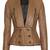 Premium women’s real lambskin leather jacket  button design slim fit  classic