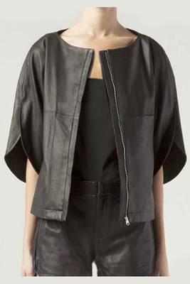 women's genuine lambskin leather jacket classic zip up style exclusive 1