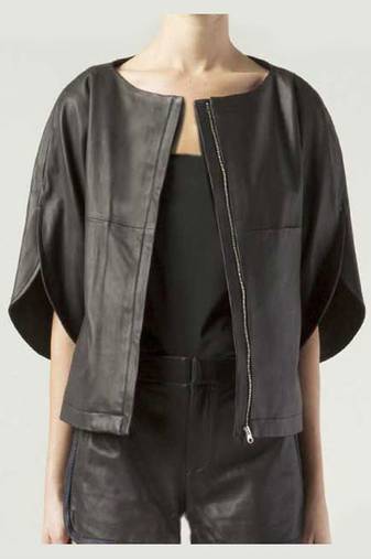 women's genuine lambskin leather jacket classic zip up style exclusive