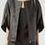 Women’s stylist  genuine leather cropped jacket short classic look jacket