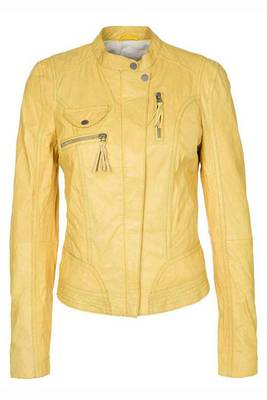 women's genuine sheepskin leather biker jacket stand up collar style premium 1