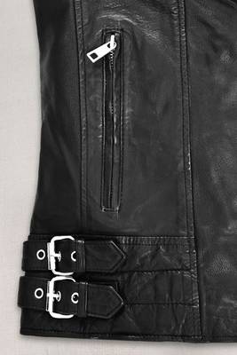 women's black lambskin leather biker jacket premium quilted design modern 3