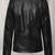 Women’s black genuine leather slim fit classic formal jacket lambskin soft