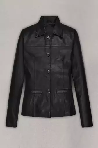 Women’s soft long coat jacket genuine lambskin leather jacket motorcycle zip front coat