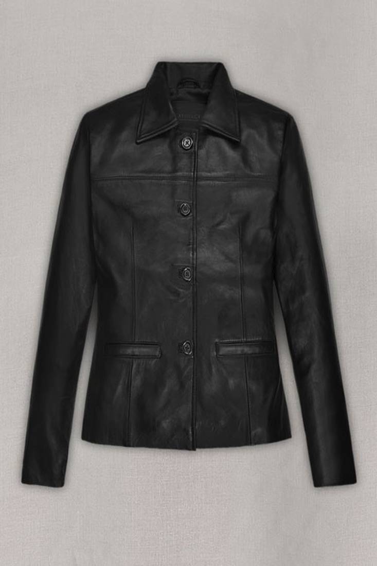 Women’s soft long coat jacket genuine lambskin leather jacket motorcycle zip front coat