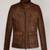 Women tan brown genuine leather jacket slim fit handmade premium lambskin