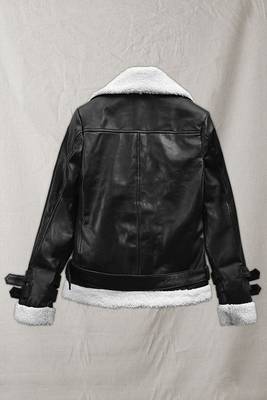 women's white lambskin leather jacket classic zip up style modern 3