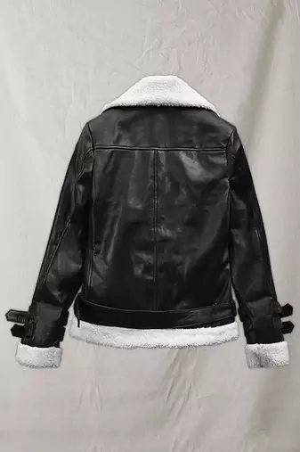 women's white lambskin leather jacket classic zip up style modern