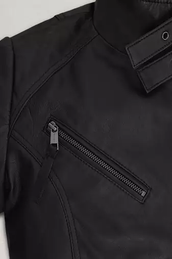 women's black lambskin leather jacket classic zip up style stylish