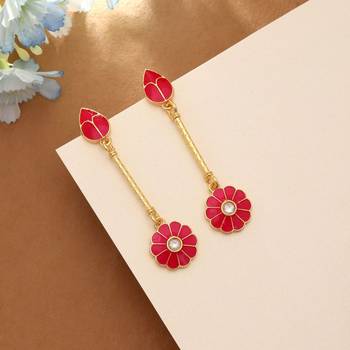 rani alloy earrings with designer glass stone work 1