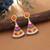 multicolor color meenakari earrings