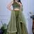 Mehandi Green Color Embroidery With Zari Thread & Sequence Work   Silk Lehenga Choli Set