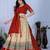 Red Color acquard With Jari Lining With Print Work Silk Lhenga Choli Set