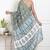 Women olive pure cotton printed bandhej ehtnic saree aay-72