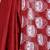 Women red pure cotton printed bandhej ehtnic saree aay-81