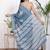 Women blue pure cotton printed bandhej ehtnic saree aay-82
