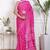 Women pink pure cotton printed bandhej ehtnic saree aay-88