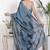 Women blue pure cotton printed bandhej ehtnic saree aay-92