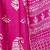 Women pink pure cotton printed bandhej ehtnic saree aay-105