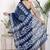 Women blue pure cotton printed bandhej ehtnic saree aay-109
