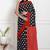 Women black pure cotton printed bandhej ehtnic saree aay-118
