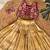 Maroon gold zari woven floral brocade silk banarasi jacquard flared lehenga choli girls ethnic wear kids lehenga choli