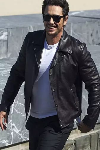 Stylish black color genuine lambskin leather classic jacket