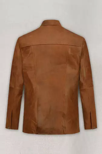 men's brown lambskin leather jacket classic zip up style original