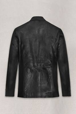 men's black lambskin leather biker jacket classic moto zip style modern pro 2