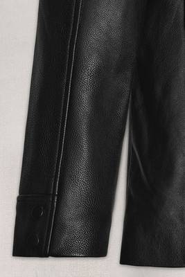 men's black lambskin leather biker jacket classic moto zip style modern pro 3